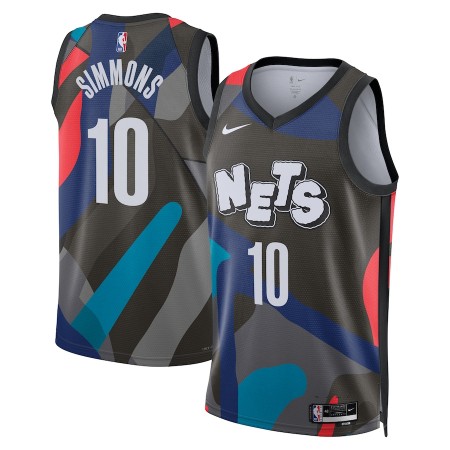 Dres Brooklyn Nets Ben Simmons Nike 2023-24 City Edition Crno Swingman